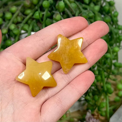 Yellow Jade Small Star