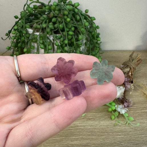 Fluorite Mini Snowflake