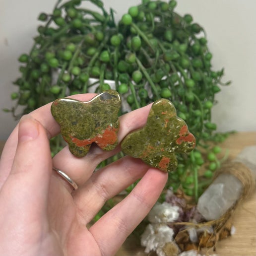 Unakite Butterfly Air Con Vent Clip