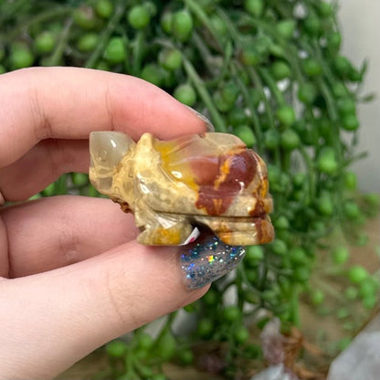 Crazy Lace Agate Turtle (H910)