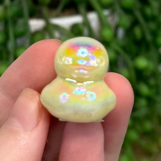 Aura Yellow Jade Duck (M150) (M143)
