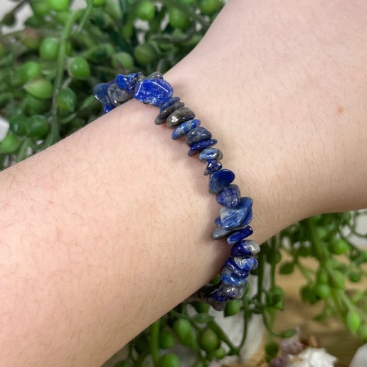 Lapis Lazuli Chip Bracelet