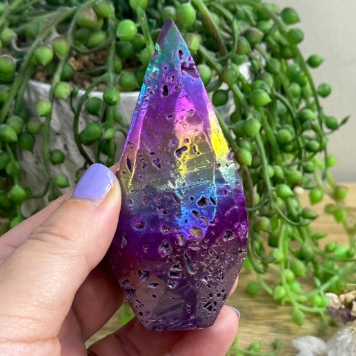 Purple Aura Sphalerite Arch Free Form (I537)