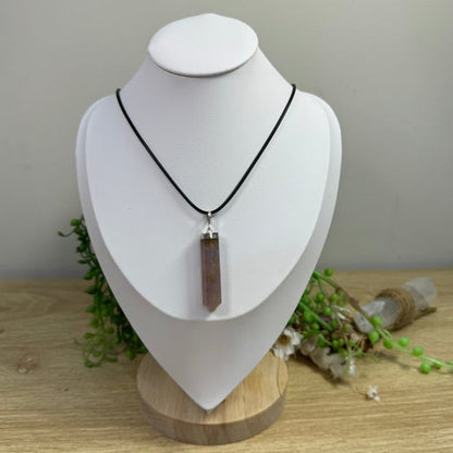 Lepidolite Necklace (J190)