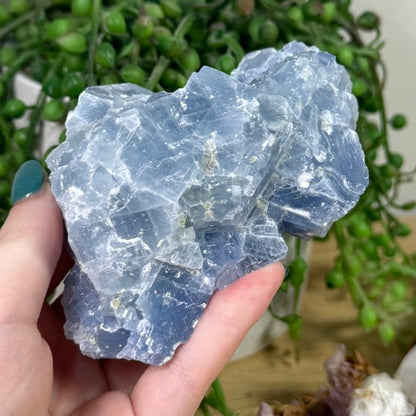 Blue Celestite Cluster (K158)