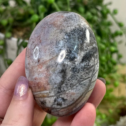 Ocean Jasper Palm Stone (B470)