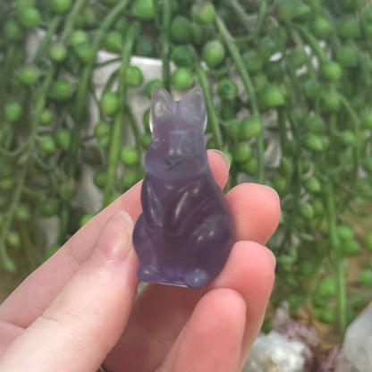 Purple Fluorite Bunny (K326)