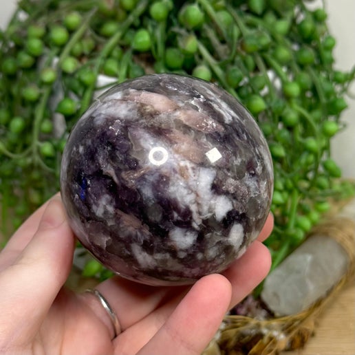 Plum Tourmaline Sphere (K872)