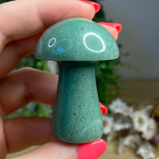 Green Aventurine Mushroom (A960)