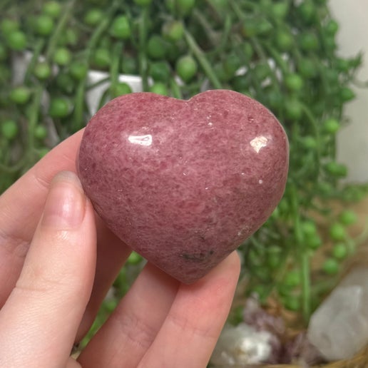 Rhodonite Heart (C165)