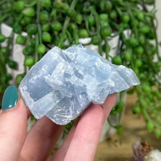 Blue Celestite Cluster (K151)