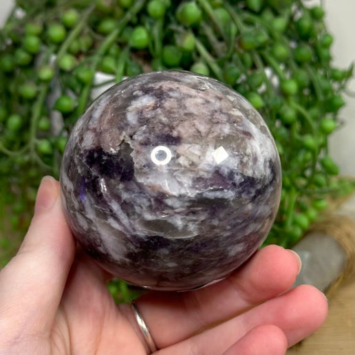 Plum Tourmaline Sphere (K872)