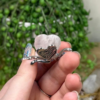 Rose Quartz Dragonfly (I209)