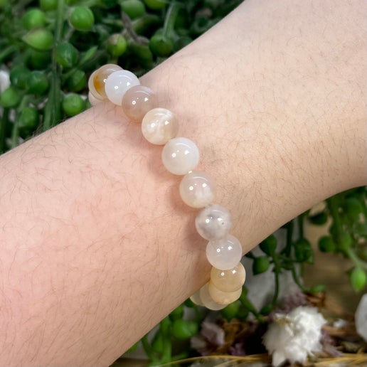 Flower Agate Bracelet