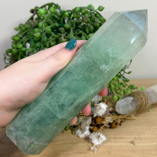 Green Fluorite Tower (J833)