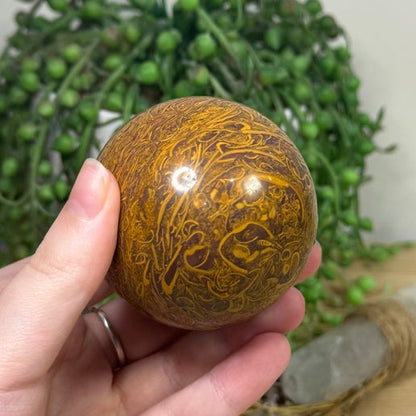 Calligraphy Stone Sphere (G360)