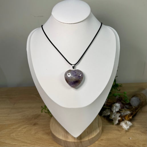 Dream Amethyst Heart Necklace