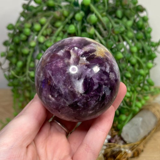 Purple Mica Sphere (L126)