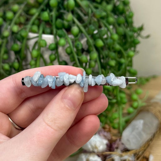 Aquamarine Hair Clip