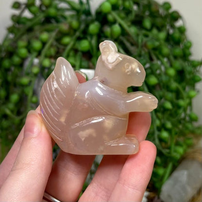 Flower Agate Squirrel (L409)