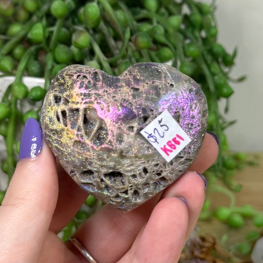 Aura Sphalerite Heart (K881)