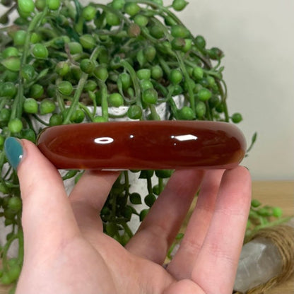 Red Agate Bangle (E911)