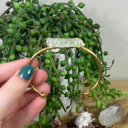 Clear Quartz Bangle