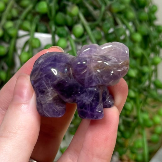 Dream Amethyst Elephant (L257)