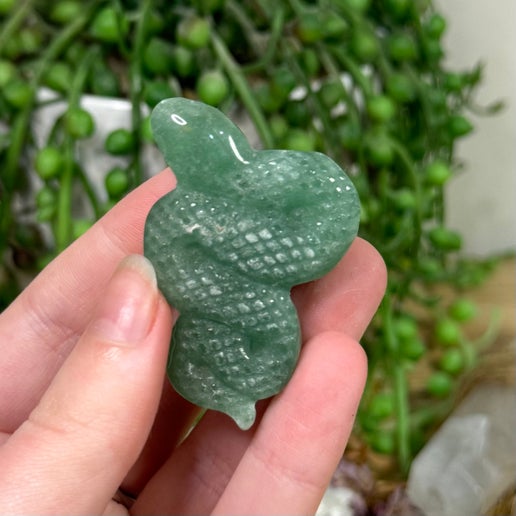 Green Aventurine Snake (I810)