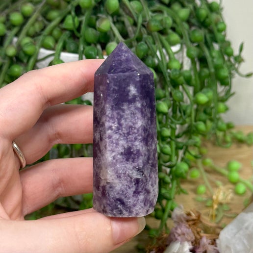 Lepidolite Point (G873)