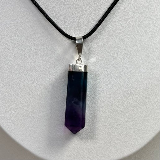 Rainbow Fluorite Necklace (J181)