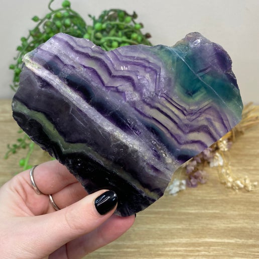 Rainbow Fluorite Slab (B585)