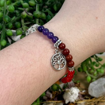 Chakra Tree Of Life Bracelet (F236)