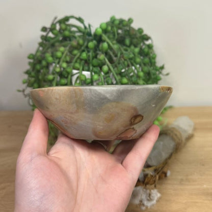 Polychrome Jasper Bowl (L720)