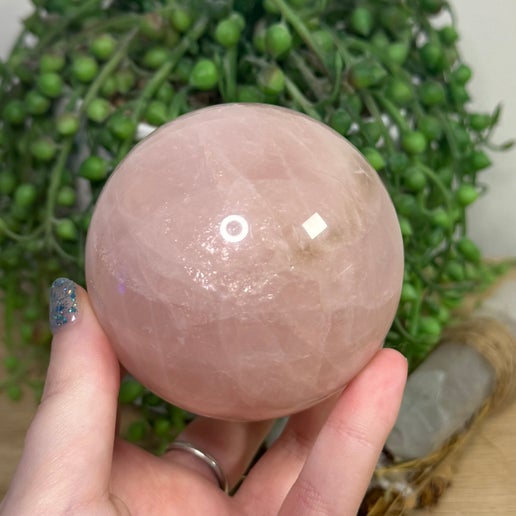 Rose Quartz Sphere (J770)