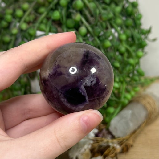 Purple Fluorite Sphere (L112)
