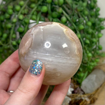 Flower Agate Sphere (L107)
