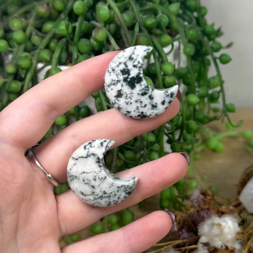 Tree Agate Moon Air Vent Car Clip