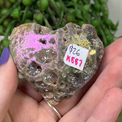 Aura Sphalerite Heart (K887)