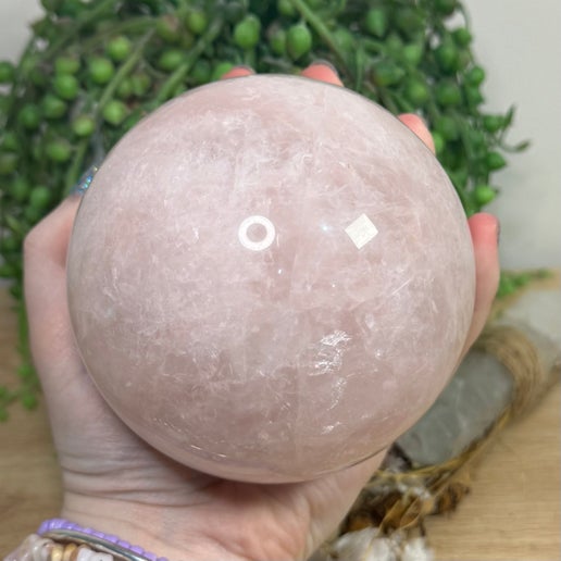Rose Quartz Sphere (J771)