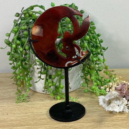 Carnelian Pixie On Stand (G120)