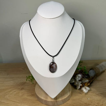 Botswana Agate Necklace (J509)