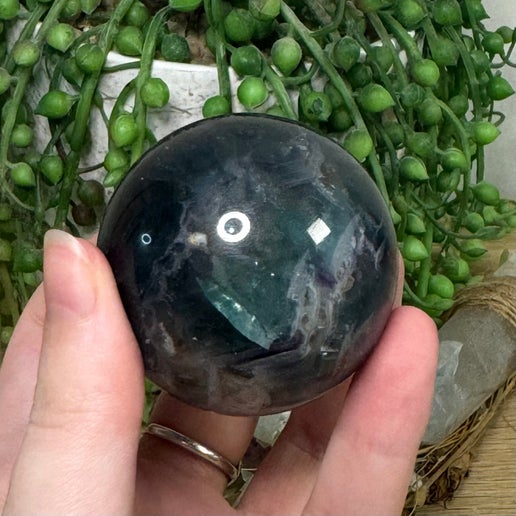 Rainbow Fluorite Sphere (D279)