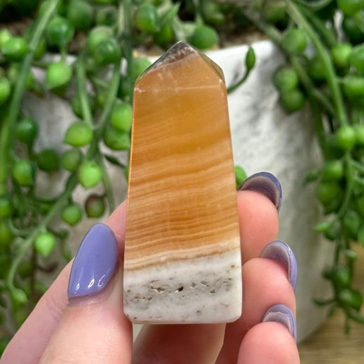 Honey Calcite Point (J68)