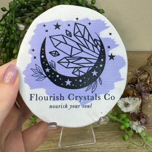 Flourish Crystals Co Agate Slice Merch (H309)