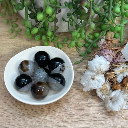 Black Agate Mini Sphere