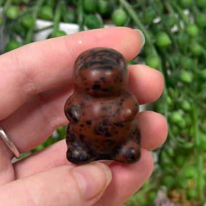 Mahogany Obsidian Chubby Dino (H926) (H925)