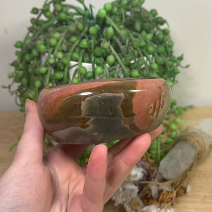 Polychrome Jasper Bowl (L717)