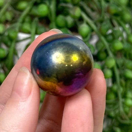 Aura Black Obsidian Sphere (G271)