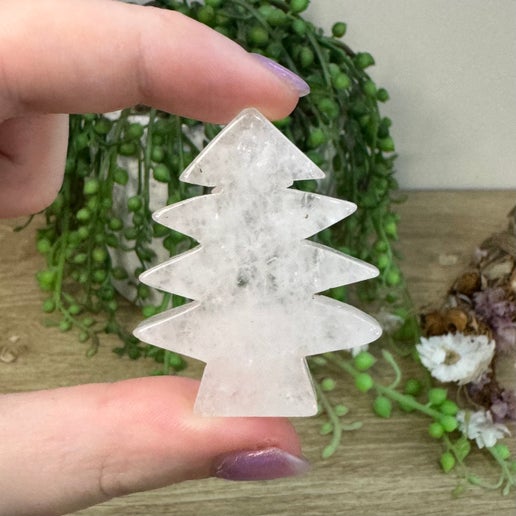 Clear Quartz Christmas Tree (A560) (A723)